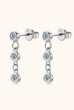 Load image into Gallery viewer, Moissanite 925 Sterling Silver Drop Earrings
