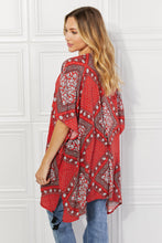 Load image into Gallery viewer, Justin Taylor Paisley Design Kimono in Red
