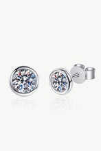 Load image into Gallery viewer, Moissanite Round-Shaped Stud Earrings
