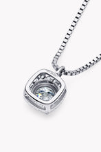 Load image into Gallery viewer, Moissanite Pendant Platinum-Plated Necklace
