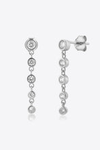 Load image into Gallery viewer, Inlaid Zircon 925 Sterling Silver Earrings

