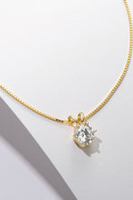 Load image into Gallery viewer, 925 Sterling Silver 1 Carat Moissanite Pendant Necklace
