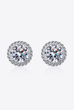Load image into Gallery viewer, 2 Carat Moissanite 925 Sterling Silver Stud Earrings
