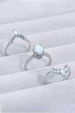 Load image into Gallery viewer, 925 Sterling Silver Opal Ring
