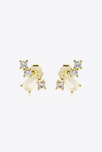 Load image into Gallery viewer, Zircon 925 Sterling Silver Stud Earrings
