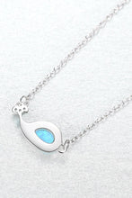 Load image into Gallery viewer, Opal Dolphin 925 Sterling Silver Necklace
