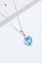 Load image into Gallery viewer, Topaz Heart Pendant Necklace
