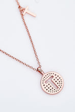 Load image into Gallery viewer, Moissanite K to T Pendant Necklace
