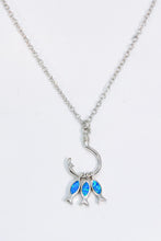 Load image into Gallery viewer, Opal Fish 925 Sterling Silver Necklace
