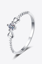 Load image into Gallery viewer, Moissanite Heart 925 Sterling Silver Ring
