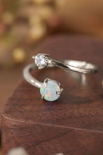 Load image into Gallery viewer, Opal 925 Sterling Silver Bypass Ring
