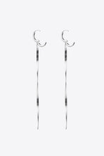 Load image into Gallery viewer, 925 Sterling Silver Long Snake Chain Earrings
