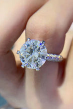 Load image into Gallery viewer, Forever Love Side Stone 5 Carat Moissanite Ring
