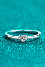Load image into Gallery viewer, Heart-Shaped Moissanite Solitaire Ring
