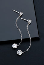 Load image into Gallery viewer, Moissanite Chain Earrings
