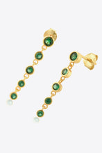 Load image into Gallery viewer, Inlaid Zircon 925 Sterling Silver Earrings
