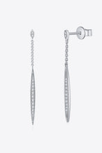 Load image into Gallery viewer, Elegant Moissanite 925 Sterling Silver Drop Earrings
