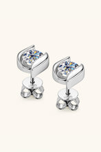 Load image into Gallery viewer, 1 Carat Moissanite 925 Sterling Silver Stud Earrings
