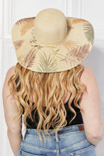 Load image into Gallery viewer, Justin Taylor Palm Leaf Straw Sun Hat
