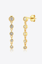Load image into Gallery viewer, Inlaid Zircon 925 Sterling Silver Earrings
