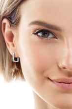 Load image into Gallery viewer, Moissanite Geometric 925 Sterling Silver Earrings
