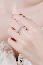 Load image into Gallery viewer, Moissanite Rhodium-Plated Ring

