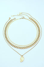 Load image into Gallery viewer, Kiss of Enchantment Triple-Layered Necklace with Pendant
