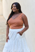 Load image into Gallery viewer, HEYSON Back To Basics Full Size Ribbed V-Neck Bodysuit
