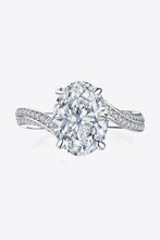 Load image into Gallery viewer, 3 Carat Moissanite Side Stone Ring
