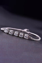 Load image into Gallery viewer, 5 Carat Moissanite Lobster Clasp Bracelet
