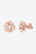 Load image into Gallery viewer, Moissanite Flower 925 Sterling Silver Earrings
