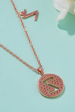 Load image into Gallery viewer, Moissanite U to Z Pendant Necklace

