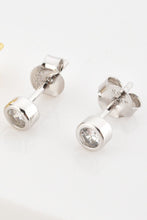 Load image into Gallery viewer, Minimalist Zircon 925 Sterling Silver Earrings
