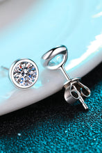 Load image into Gallery viewer, Moissanite Round-Shaped Stud Earrings
