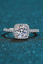 Load image into Gallery viewer, Square Moissanite Ring
