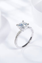 Load image into Gallery viewer, 1.5 Carat Moissanite Side Stone Ring
