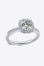 Load image into Gallery viewer, 1 Carat Moissanite Platinum-Plated Ring
