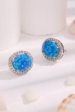 Load image into Gallery viewer, Opal Round Earrings
