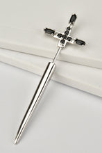 Load image into Gallery viewer, Zircon 925 Sterling Silver Sword Single Ear Jacket Earring
