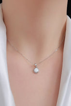 Load image into Gallery viewer, Opal Round Pendant Chain Necklace
