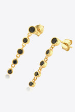 Load image into Gallery viewer, Inlaid Zircon 925 Sterling Silver Earrings
