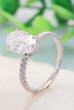 Load image into Gallery viewer, 14K White Gold 2.5 Carat Moissanite 4-Prong Ring
