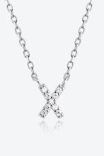 Load image into Gallery viewer, V To Z Zircon 925 Sterling Silver Necklace
