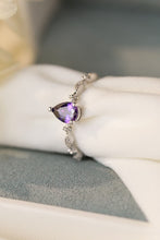 Load image into Gallery viewer, Amethyst 925 Sterling Silver Ring
