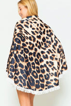 Load image into Gallery viewer, Justin Taylor Wild Zone Rounded Leopard Beach Towel
