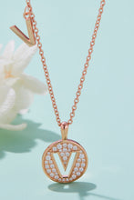 Load image into Gallery viewer, Moissanite U to Z Pendant Necklace
