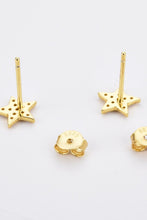 Load image into Gallery viewer, Zircon Decor Star Stud Earrings
