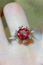 Load image into Gallery viewer, 2 Carat Moissanite 6-Prong Ring in Phoenix Fire

