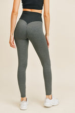 Load image into Gallery viewer, Kimberly C Textured Butt Lifting Active Leggings
