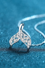 Load image into Gallery viewer, Moissanite Fishtail Pendant 925 Sterling Silver Necklace
